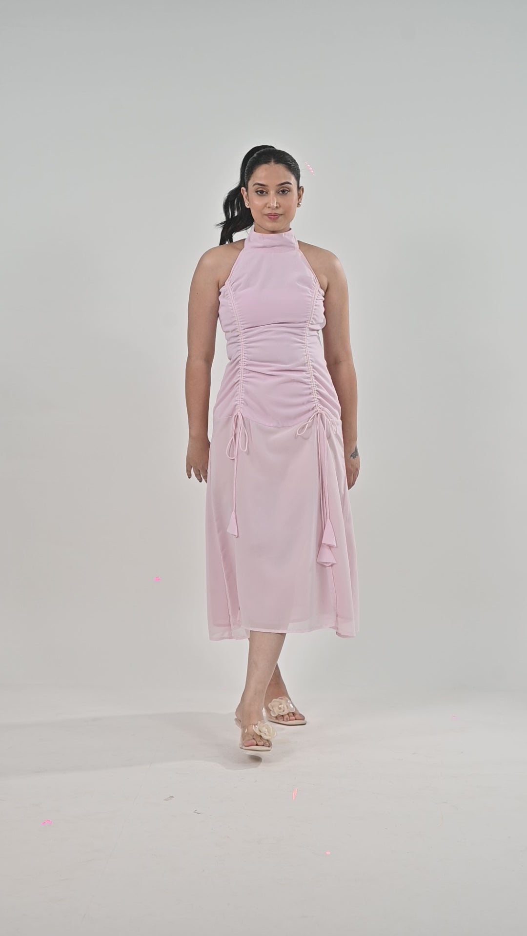 Blush Serenity Midi Dress