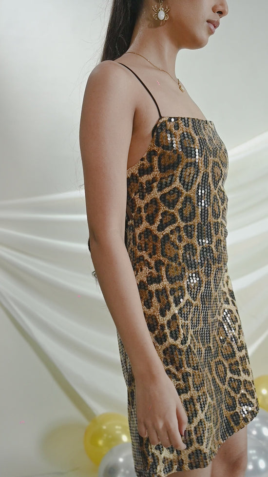 Wild Aura Sequin Mini Dress