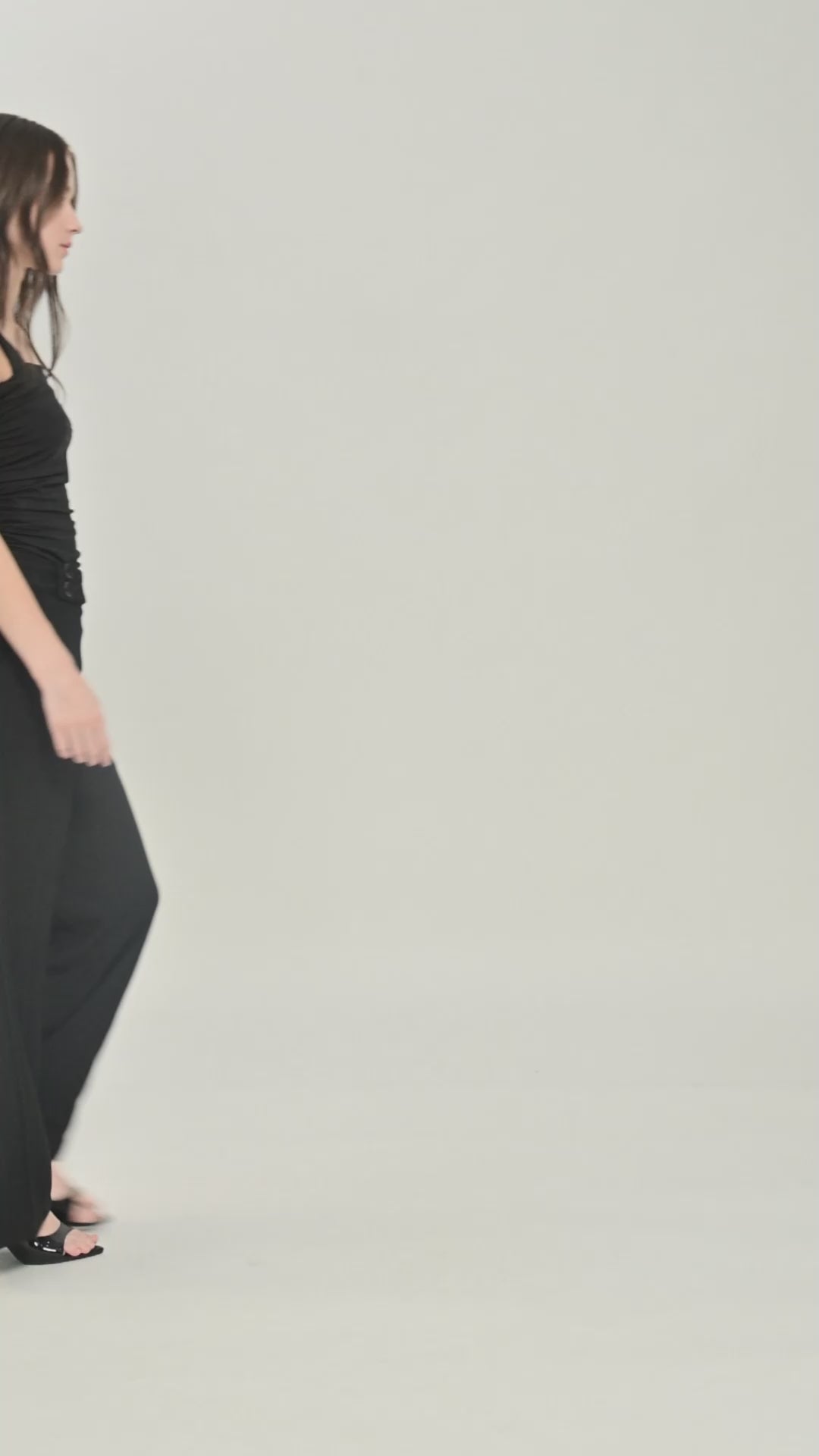 Black Straight Fit Pants