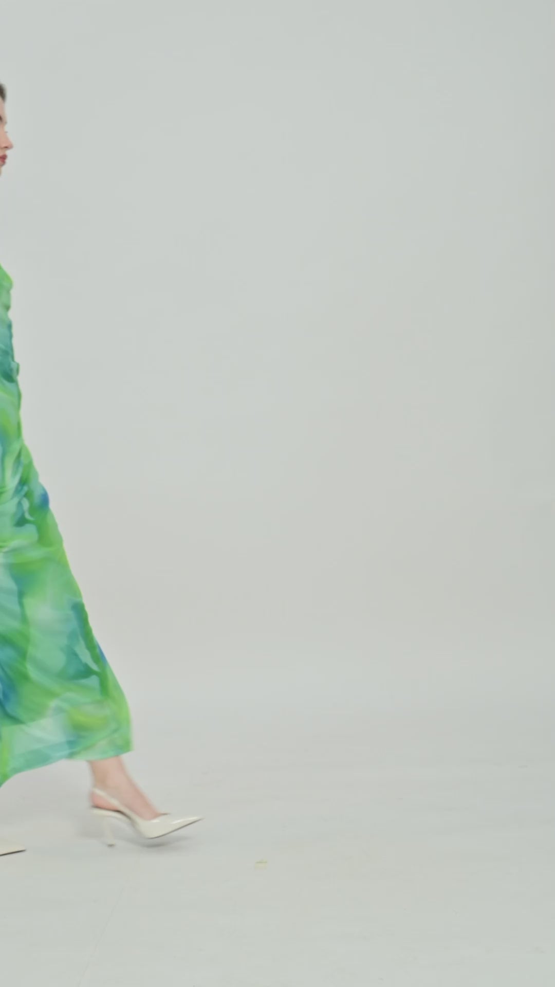Ocean Breeze Ruched Maxi Dress