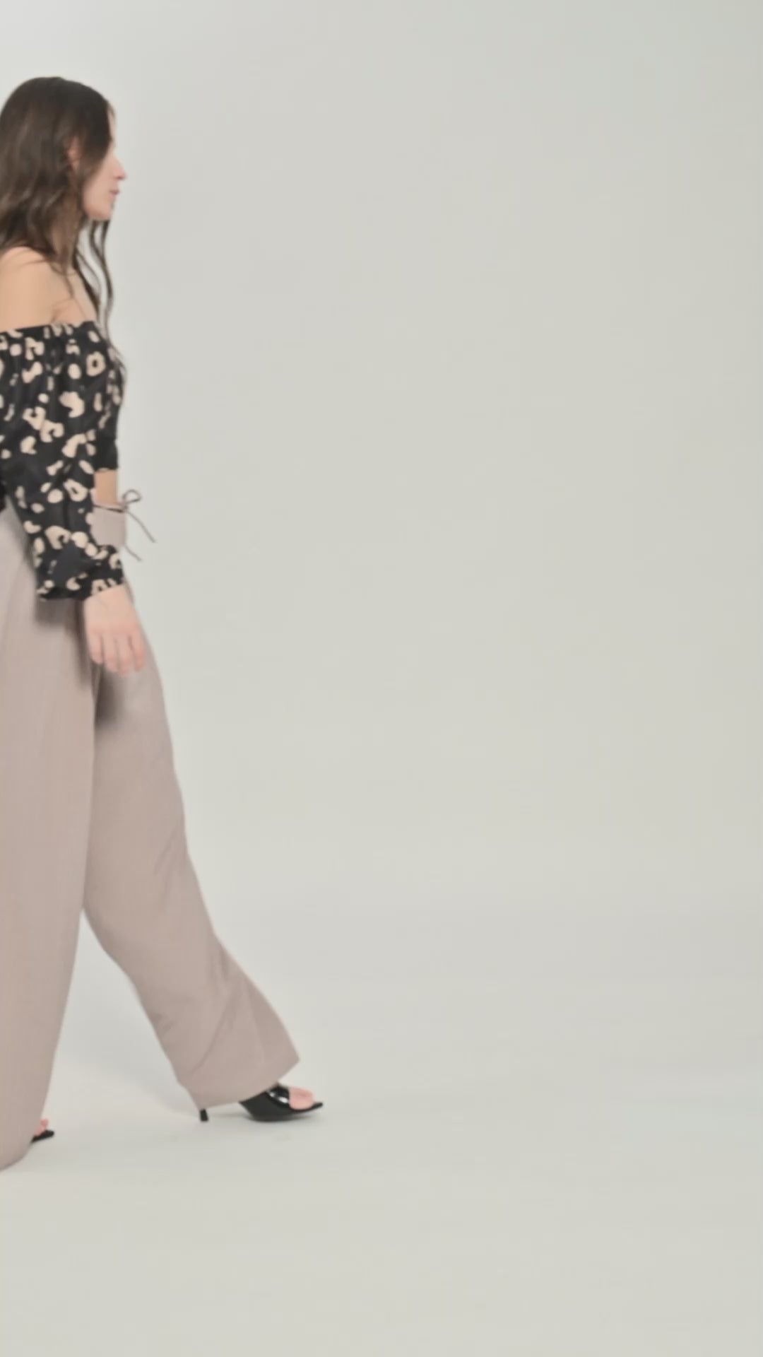 Beige Drawstring Pant