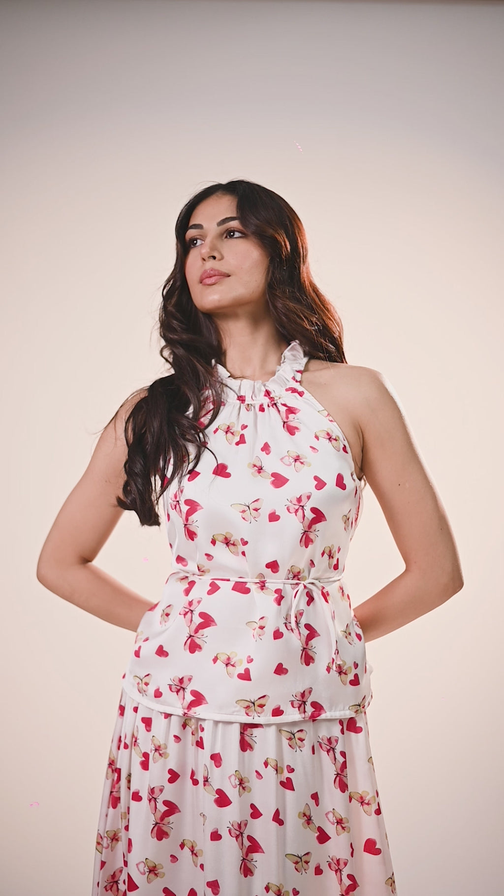 Butterfly Print Co-ord Set