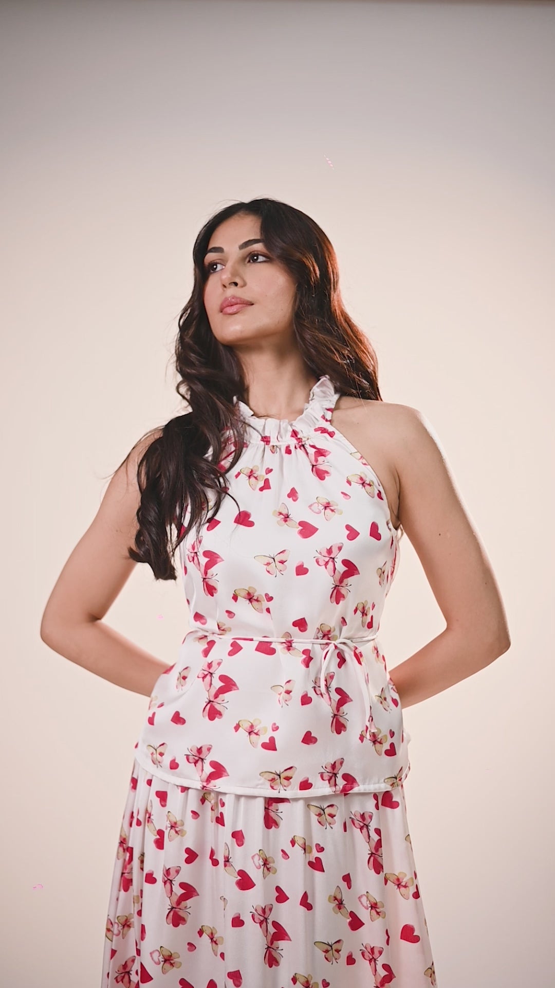 Butterfly Print Co-ord Set