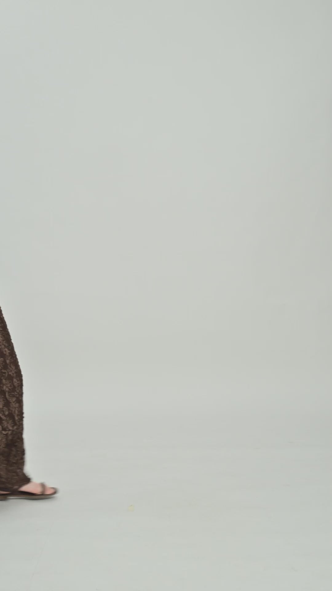 Chocolate Bloom Maxi Dress