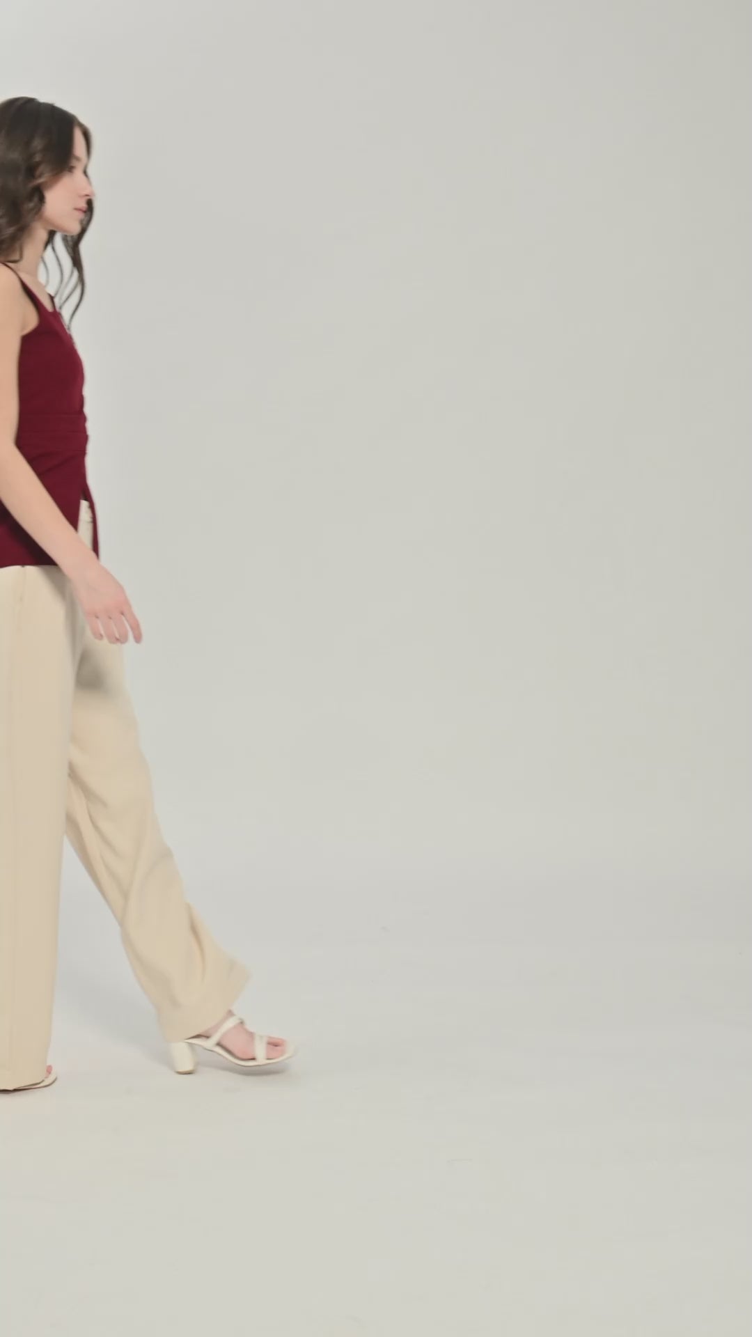Elevated Draped Top & Tailored Pants Co-Ord Set