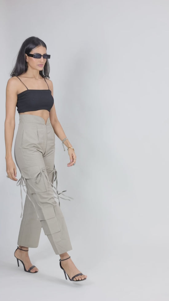 Olive High Waist Pant