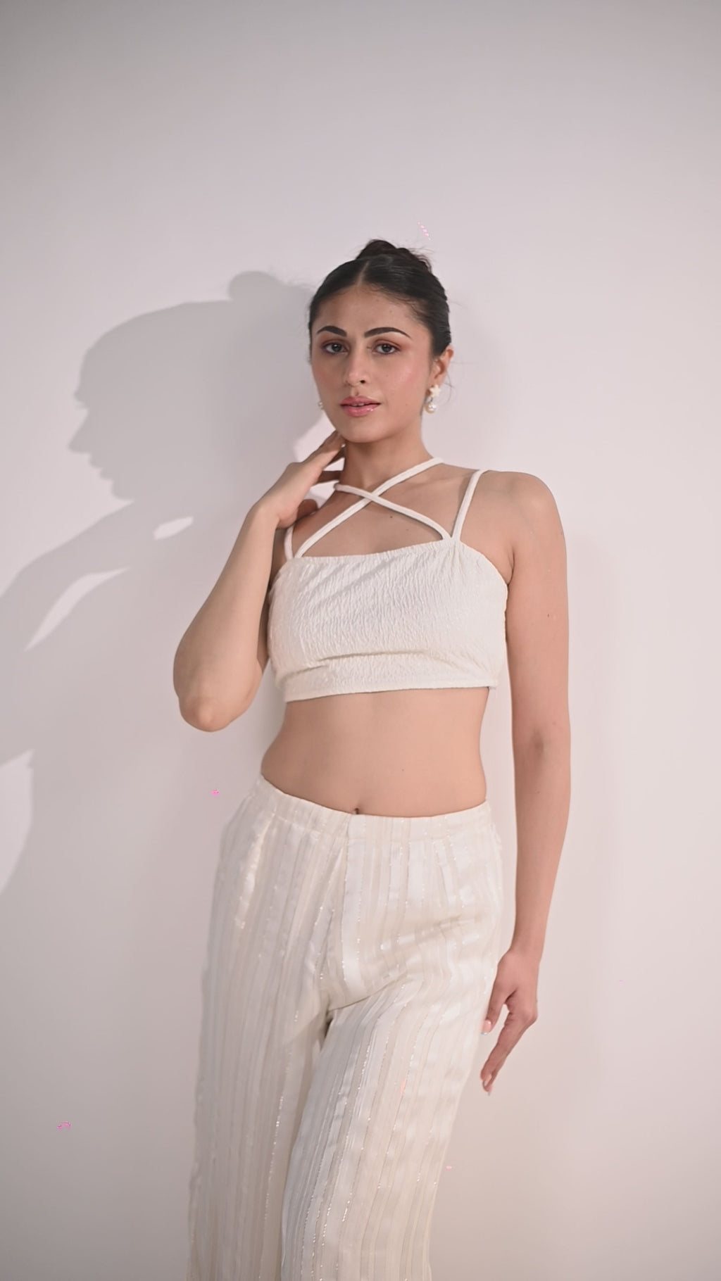 Boho-Glam Criss-Cross Co-ord Set