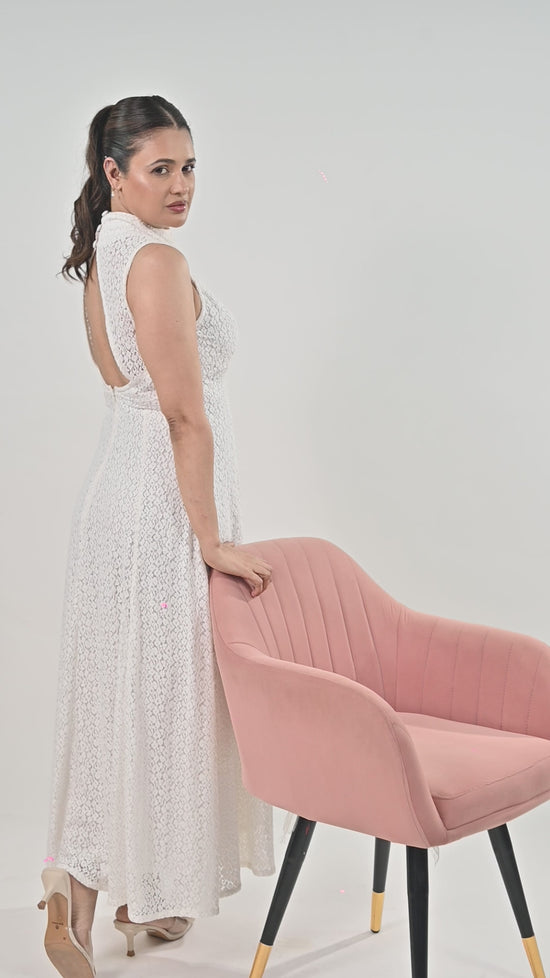 Ivory Whisper Maxi Dress