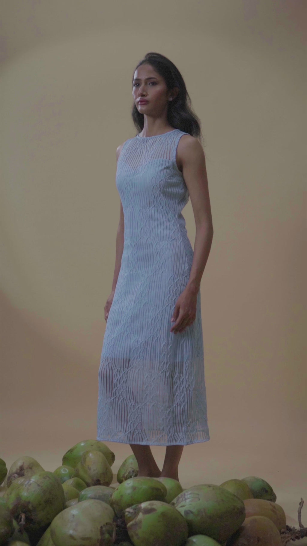 Linear Grace Bodycon Dress