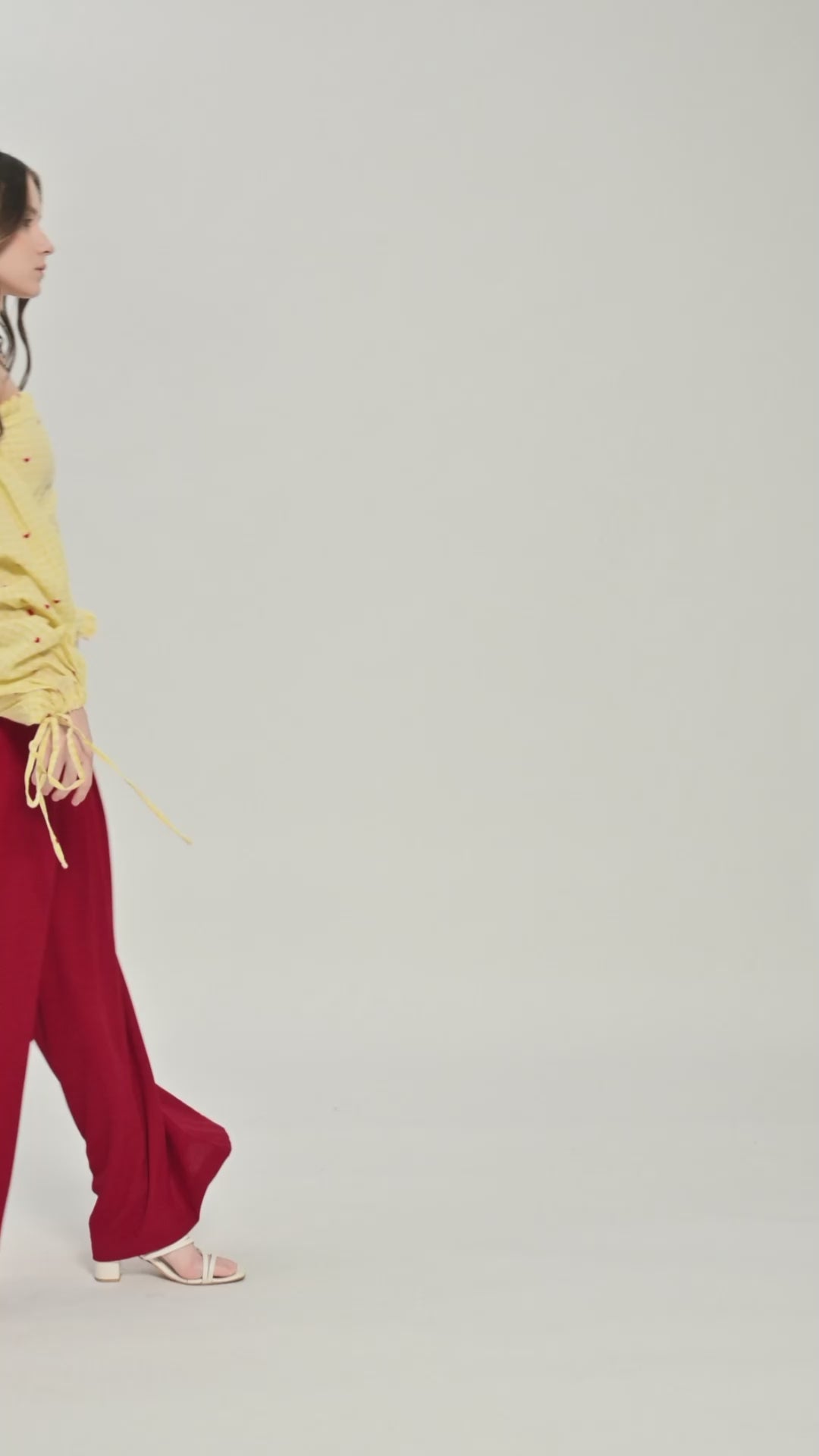 Sweetheart Smock Off-Shoulder Top
