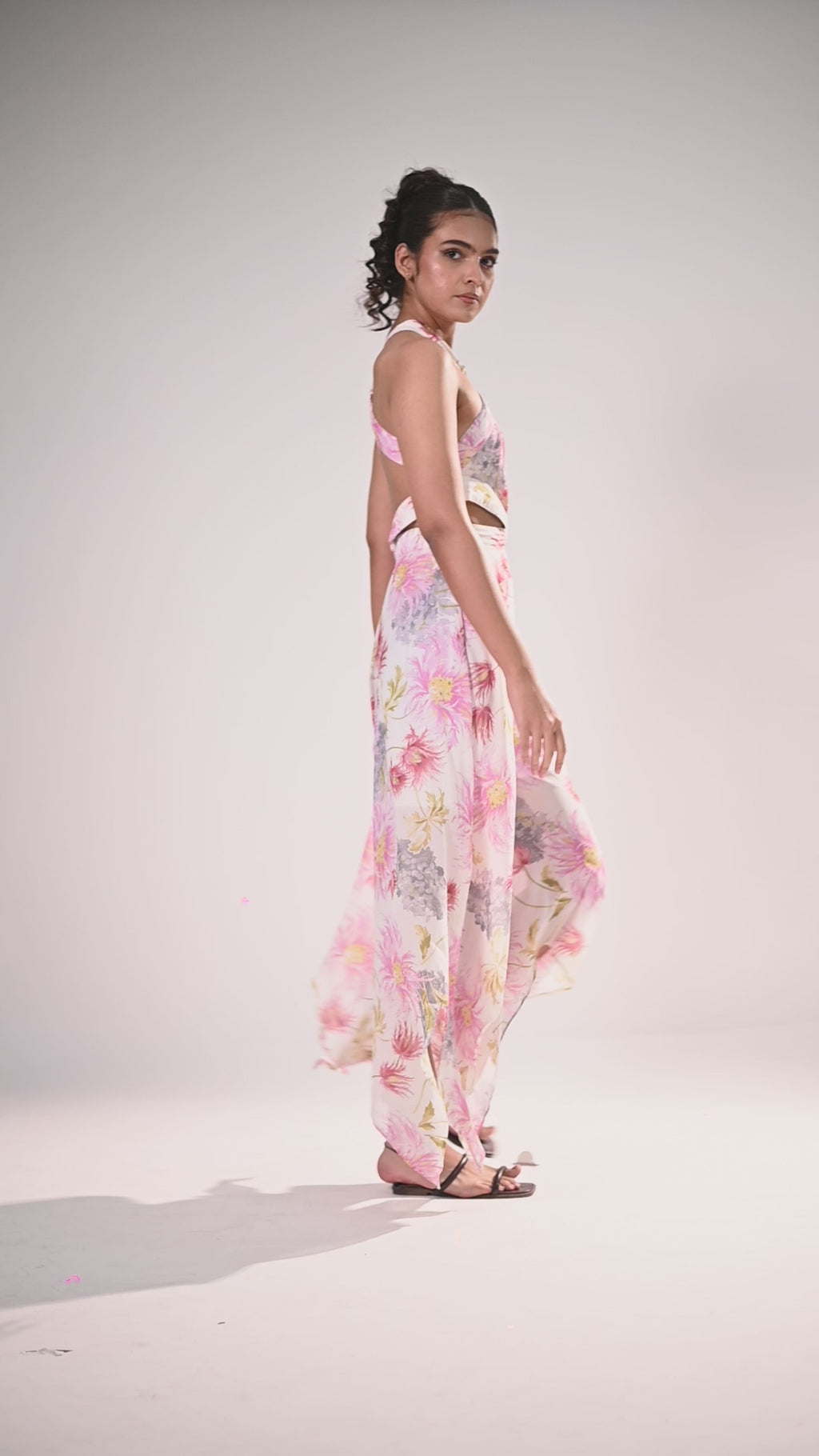 Blooming Grace Asymmetrical Dress