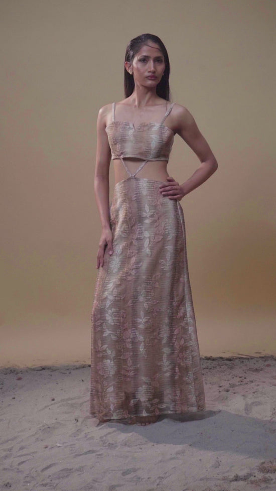 Rustic Luxe Strappy Dress