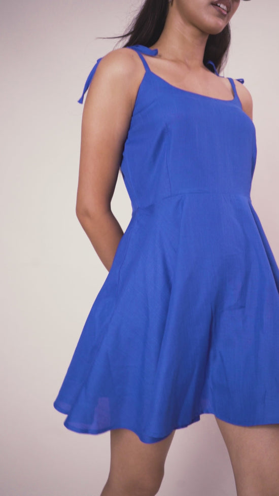 Royal Blue Strappy Dress