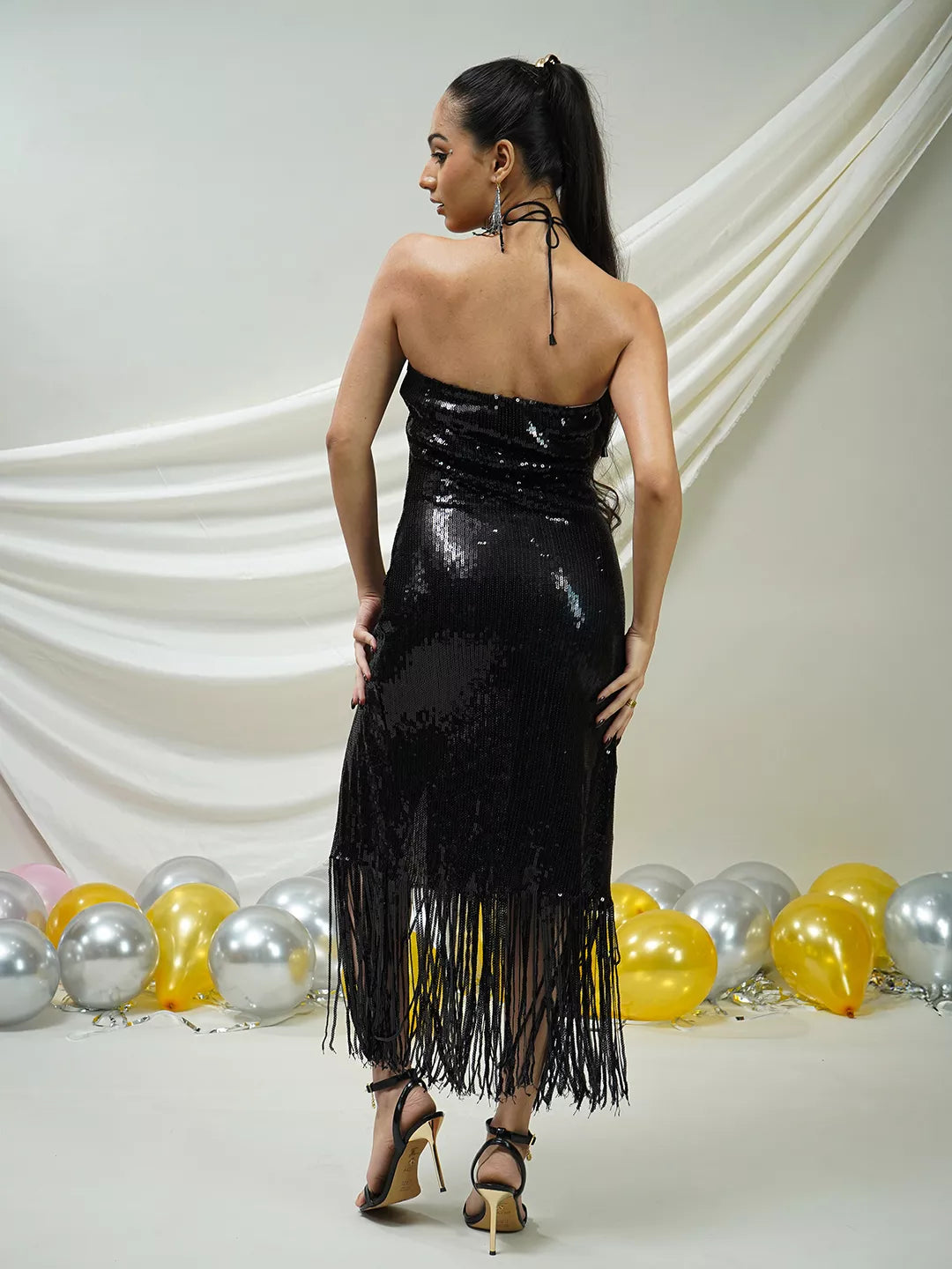 Eclipse Elegance Sequin Dress