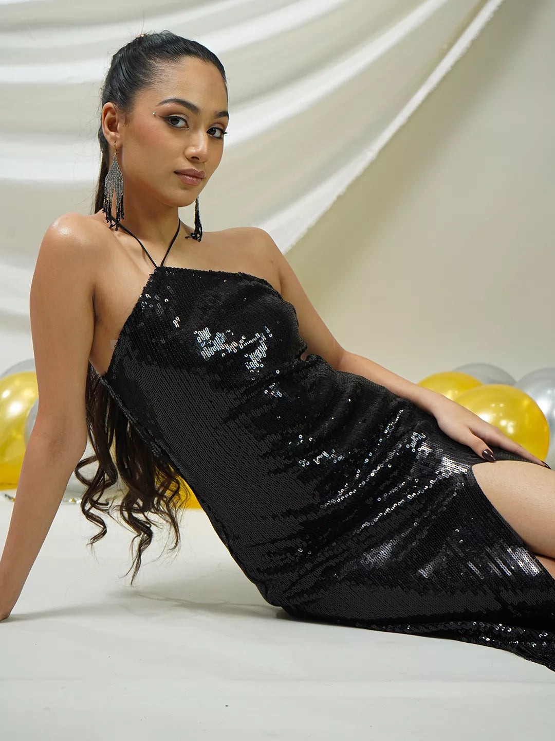 Eclipse Elegance Sequin Dress