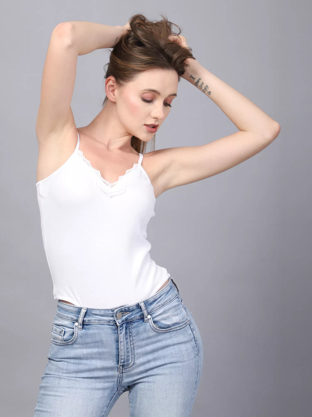 White Lace Bodysuit