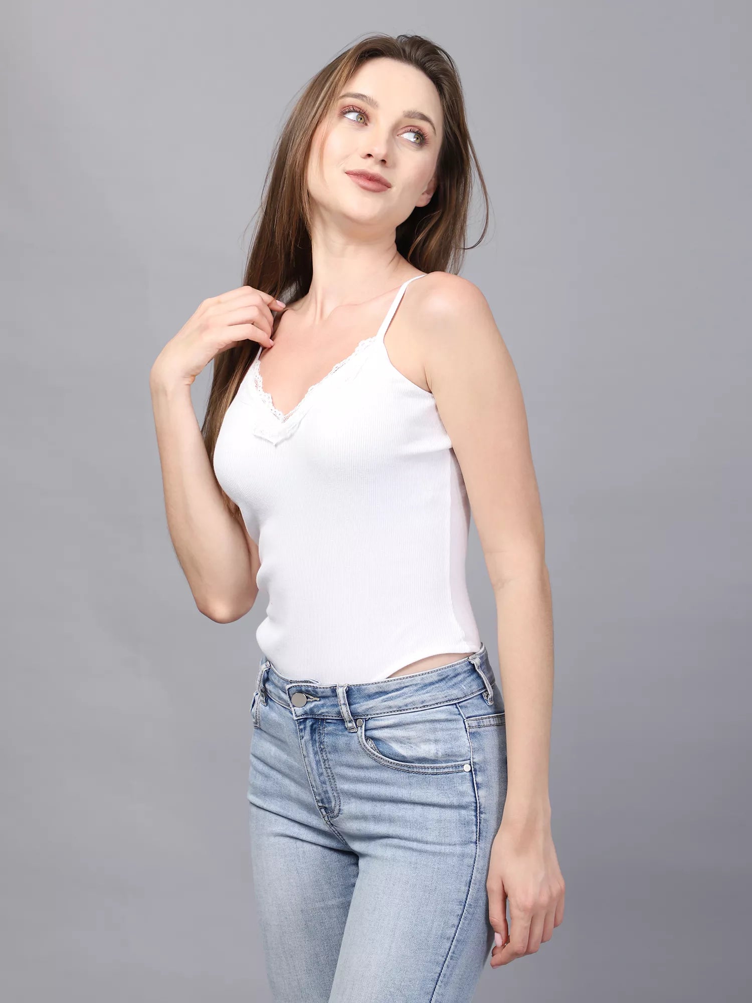 White Lace Bodysuit